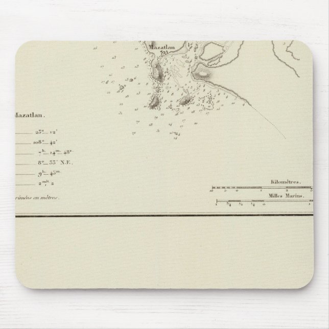 Mazatlan, Mexico Mouse Pad (Front)