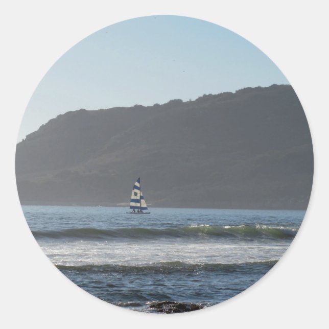 Mazatlan Sailing Classic Round Sticker (Front)