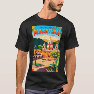 Mazatlan Sinaloa Mexico Vintage Travel Tourism T-Shirt