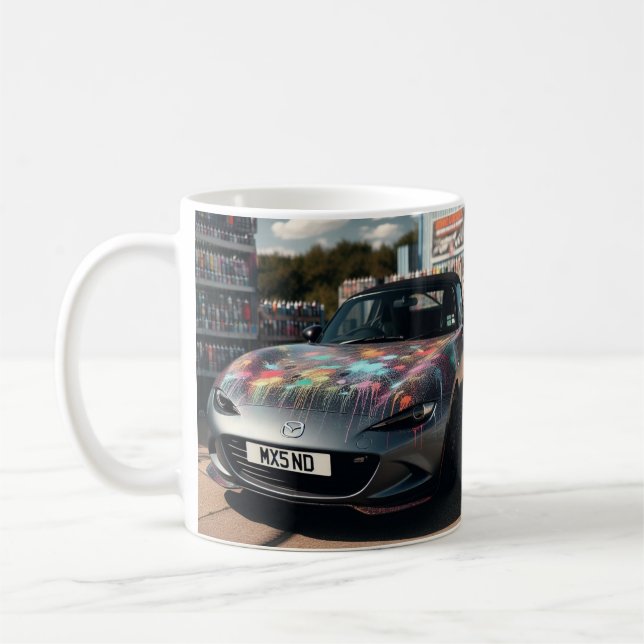 Mazda MX5 Miata Gen 4 Spray painted Mug (Left)