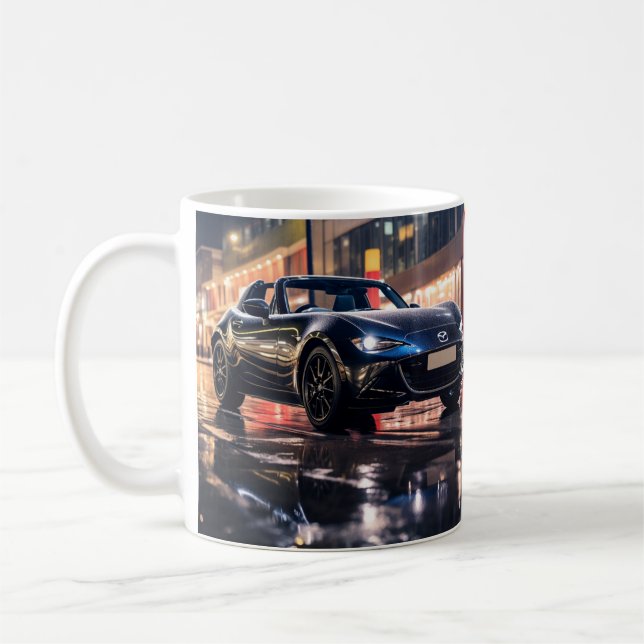 Mazda MX5 Miata ND Gen 4 Jet Black Mug (Left)