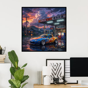 Mazda MX-5 Miata Touring Car Poster