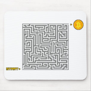 Maze labyrinth start bitcoin no solution mouse pad