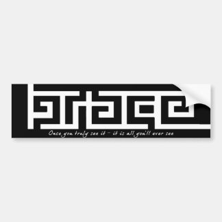 Maze of Grace Bumper Sticker