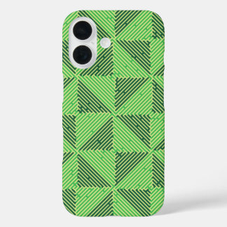 Maze Patchwork Canvas Print iPhone 16 Case