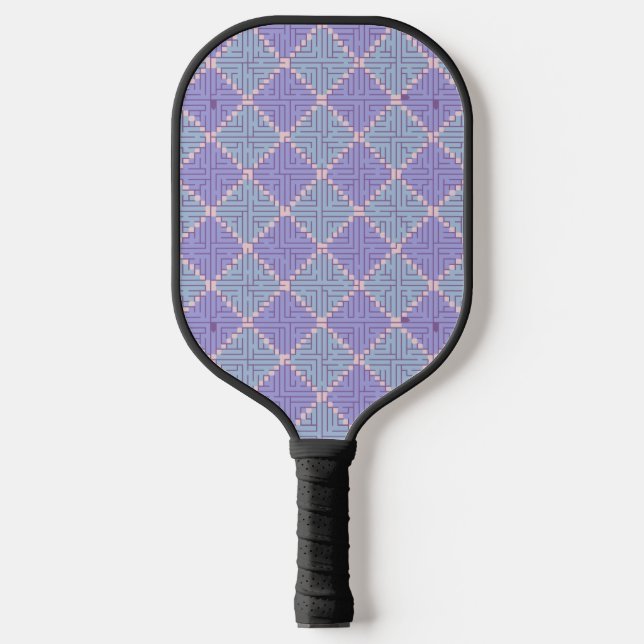 Maze Patchwork Pickleball Paddle (Front)