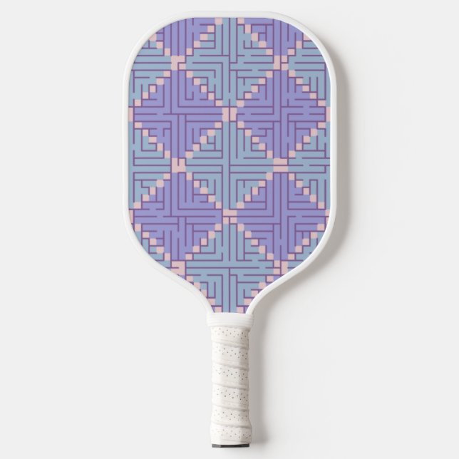 Maze Patchwork Pickleball Paddle (Front)