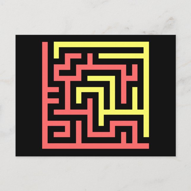 Maze Postcard (Front)