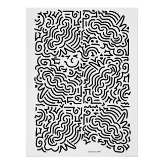 Maze Print by Jikaru Hayata