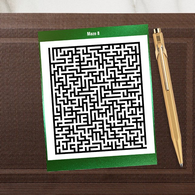 Maze Puzzle Eight Green | Activity Cards (Creator Uploaded)