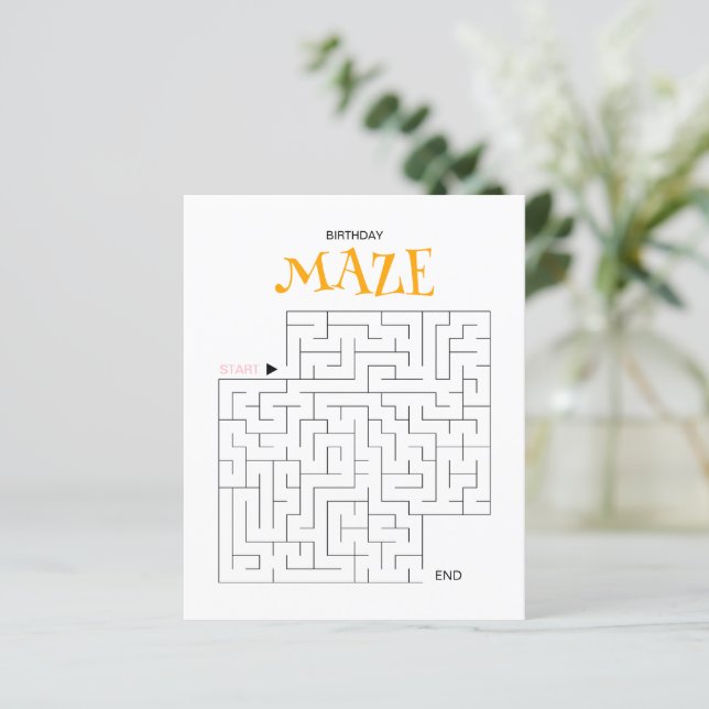 Maze Puzzle #JKN-MA01 (Standing Front)