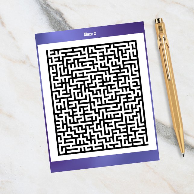 Maze Puzzle Two Purple | Activity Cards (Creator Uploaded)