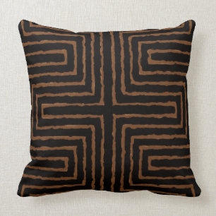 Maze Tribal Print African Design Cushion