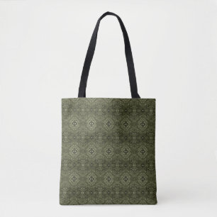 Maze Yellow Abstract Alcohol Ink Art Tote Bag
