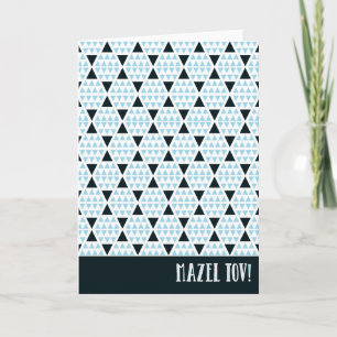 Mazel Tov Aztec Blue Card