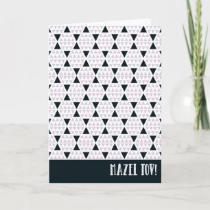 Mazel Tov Aztec Pink Card