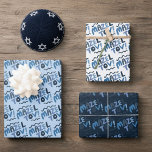 MAZEL TOV Bar Bat Mitzvah Handlettered Jewish Blue Wrapping Paper Sheet<br><div class="desc">Hope you like this hand made paper variety pack.  Check out my shop for lots more colours and patterns and let me know if you'd like something customised.
I have matching cards and other items too.. check out my shop or get in touch!</div>