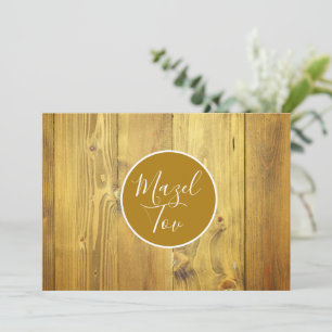 Mazel Tov Card, Jewish Elegant Modern, Congrats Invitation