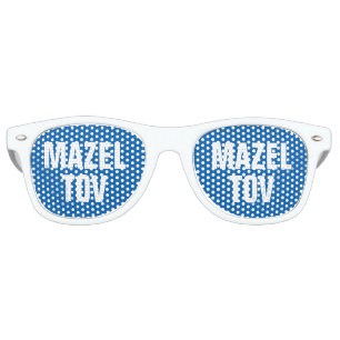 MAZEL TOV funny party shades for bar mitzvah