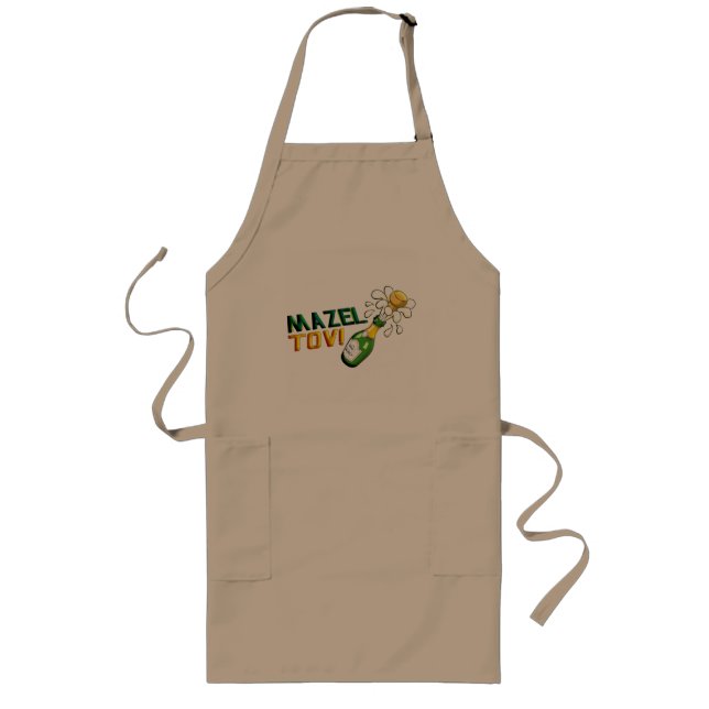Mazel Tov Long Apron (Front)