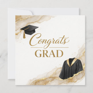 Mazel Tov on Your Graduation Card | Black Gold