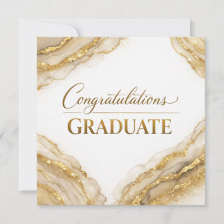 Mazel Tov on Your Graduation Card | Gold Agate