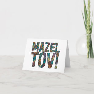 Mazel Tov Patchwork Multi Card