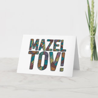 Mazel Tov Patchwork Multi Card