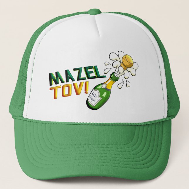 Mazel Tov Trucker Hat (Front)