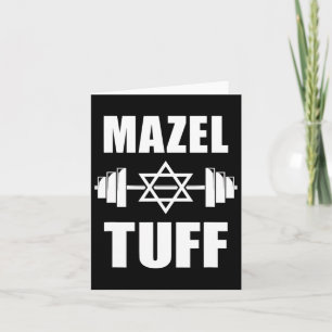 Mazel Tuff Funny Jewish Workout  Card