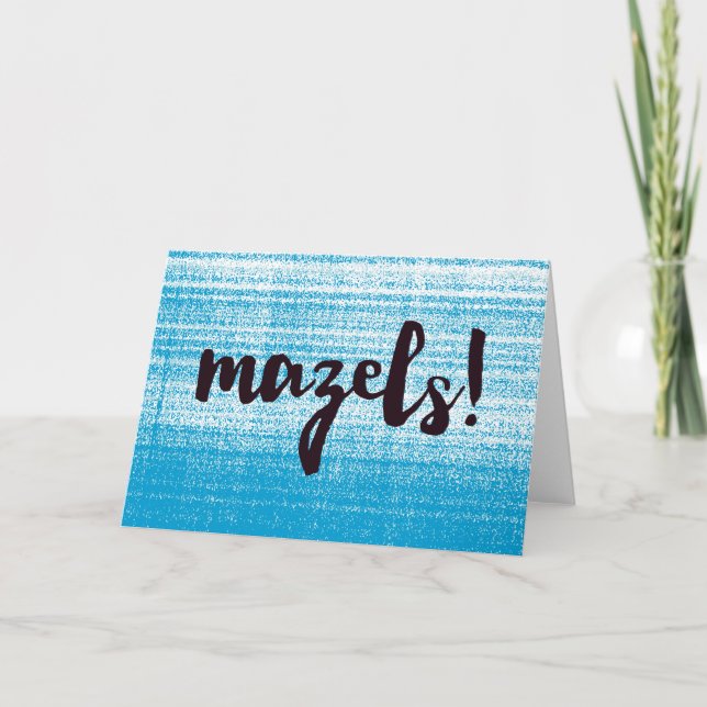 Mazels Pink Card (Front)