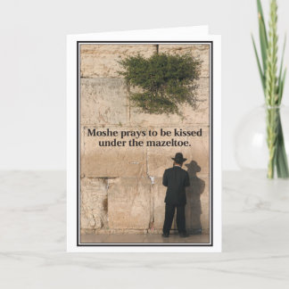 Mazeltoe Jewish Christmas Card
