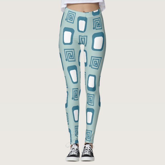 Mazes and Trapezoids Leggings (Front)