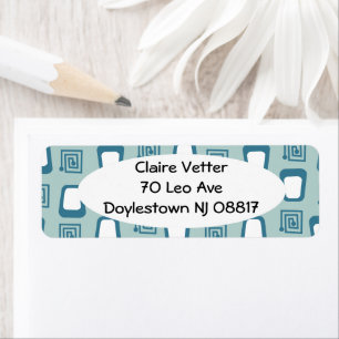 Mazes and Trapezoids Return Address Label