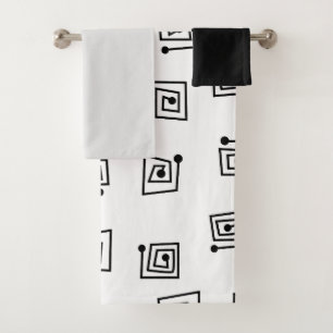 Mazes bath towel set