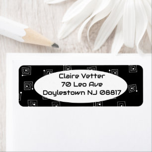 Mazes return address label