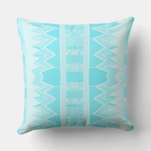 Mazipoodles Afrofuturist Pattern - Baby Blue Cushion
