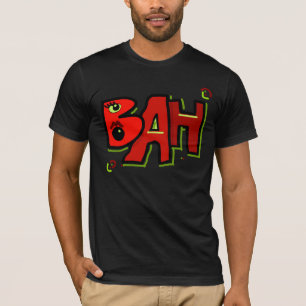 Mazipoodles Bah Humbug 3D Blood Red Green T-Shirt