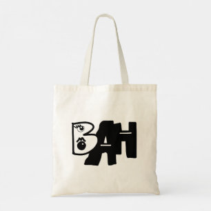 Mazipoodles Bah Humbug Black & White Tote Bag