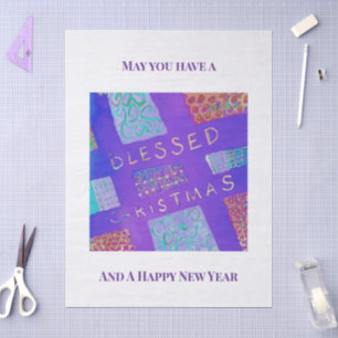 MAZIPOODLES Blessed Christmas Tissue Paper