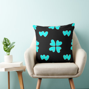 Mazipoodles Blue Hearts Cushion