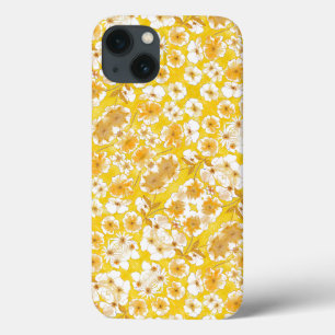 Mazipoodles Botanical Garden - Butterscotch Yellow iPhone 13 Case