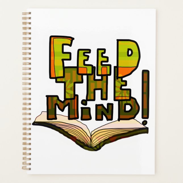MAZIPOODLES Feed The Mind 006 Planner (Front)