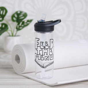 MAZIPOODLES Feed The Mind 077 Water Bottle