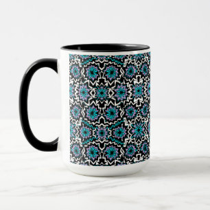 MAZIPOODLES Floral Fireworks Pattern 111 Mug
