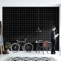 Mazipoodles Four Squares - Black White