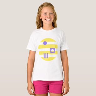 Mazipoodles In The Moonlight Yellow Lilac T-Shirt