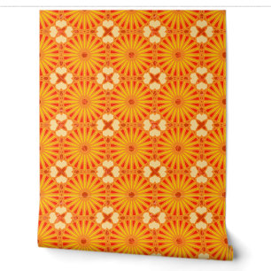 Mazipoodles Kaleidoscope P Red Yellow Orange 2A Wallpaper