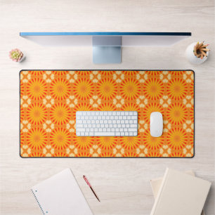 Mazipoodles Kaleidoscope P Red Yellow Orange 5 Desk Mat