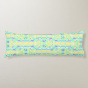 Mazipoodles Leapfrog - Yellow Green Blue Purple Body Cushion
